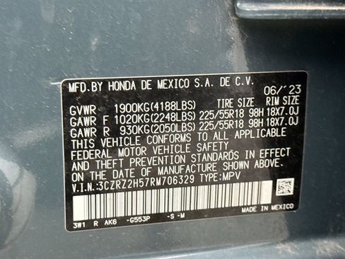 Used 2024 Honda HR-V Sport image 11