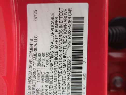 Used 2025 Honda Civic Sport image 29