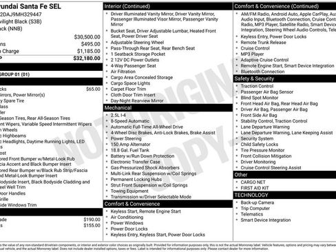 Used 2021 Hyundai Santa Fe SEL image 7