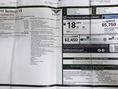 Used 2022 Bentley Bentayga image 56