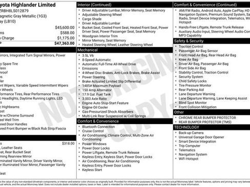 Used 2020 Toyota Highlander Limited image 7