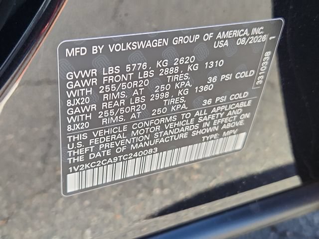 New 2026 Volkswagen Atlas Cross Sport SE AWD/4WD image 10