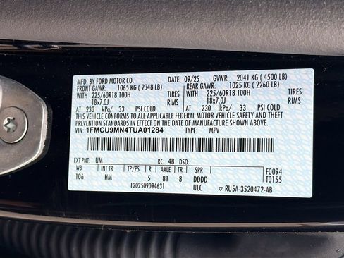 Used 2026 Ford Escape ST-Line w/ Tech Pack #1 AWD/4WD image 33