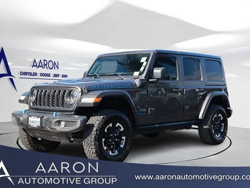 Used 2024 Jeep Wrangler Unlimited Rubicon 4xe w/ Technology Group AWD/4WD image 1