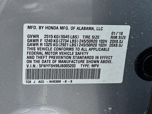 Used 2018 Honda Pilot Touring image 36