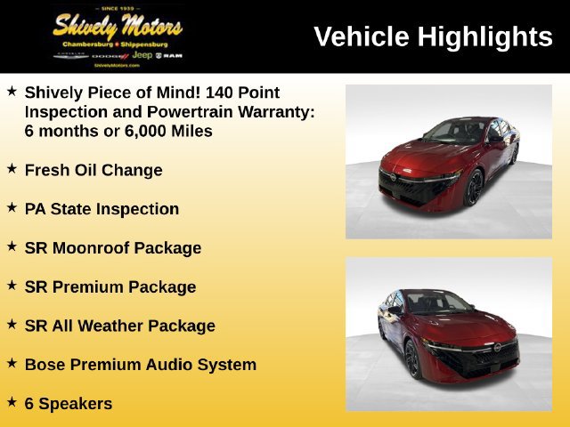 Used 2026 Nissan Sentra SR w/ SR Premium Package FWD image 6