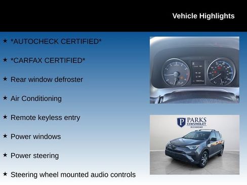 Used 2018 Toyota RAV4 LE w/ All Weather Liner Package AWD/4WD image 4
