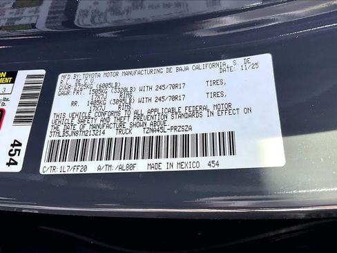 Used 2026 Toyota Tacoma SR5 AWD/4WD image 18