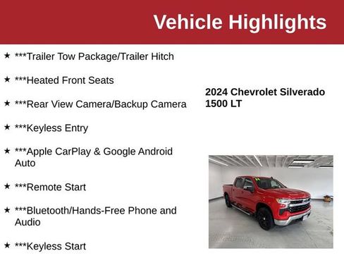 Used 2024 Chevrolet Silverado 1500 LT w/ Protection Package AWD/4WD image 10
