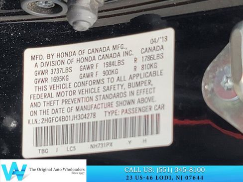 Used 2018 Honda Civic LX-P image 21