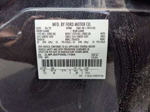 Used 2022 Lincoln Nautilus Reserve w/ Equipment Group 201A AWD/4WD image 25