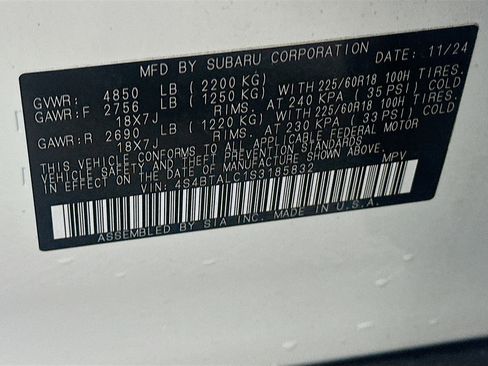 Used 2025 Subaru Outback Onyx Edition AWD/4WD image 12