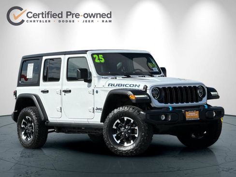 Certified 2025 Jeep Wrangler Unlimited Rubicon 4xe w/ Convenience Group AWD/4WD image 2