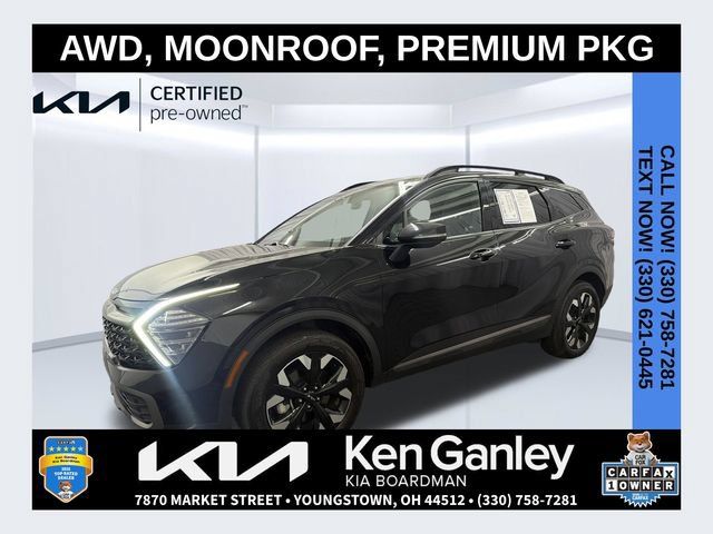 Certified 2024 Kia Sportage X-Line w/ X-Line Premium Package AWD/4WD 360° Tour