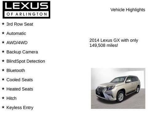Used 2014 Lexus GX 460 w/ Premium Package image 8