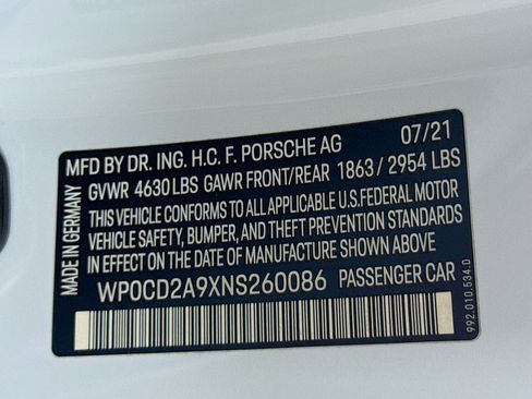 Certified 2022 Porsche 911 Turbo AWD/4WD image 31