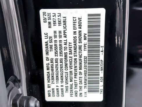 Used 2020 Honda CR-V Touring image 30