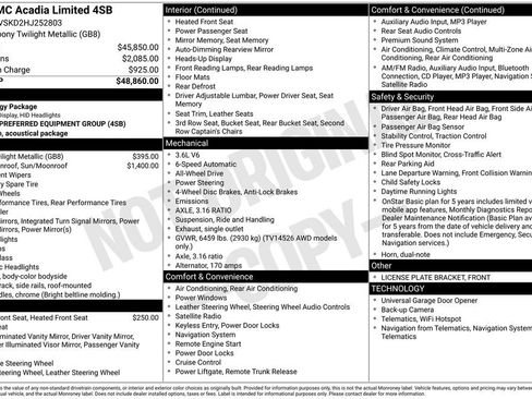 Used 2017 GMC Acadia Limited SLT image 4