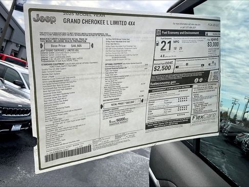 New 2025 Jeep Grand Cherokee L Limited w/ Black Appearance Package AWD/4WD image 14