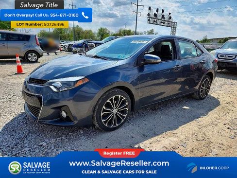 Used 2014 Toyota Corolla S FWD image 1