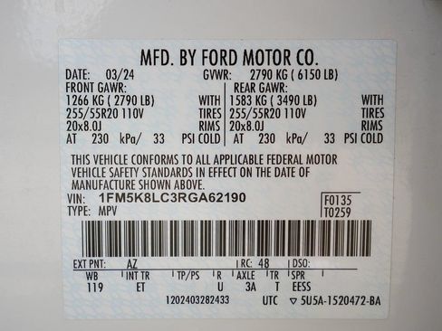 Used 2024 Ford Explorer King Ranch w/ Technology Package AWD/4WD image 72