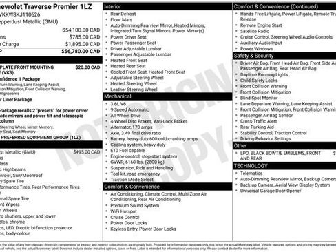 Used 2019 Chevrolet Traverse Premier image 14