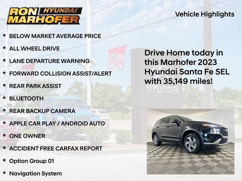 Used 2023 Hyundai Santa Fe SEL AWD/4WD image 15