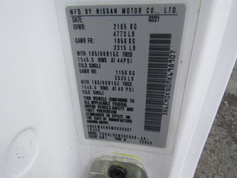 Used 2021 Nissan NV200 S w/ Back Door Glass Package FWD image 20