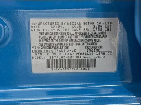 Certified 2025 Nissan Versa SR w/ Trunk Package image 31