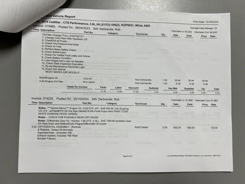 Used 2014 Cadillac CTS Performance image 62