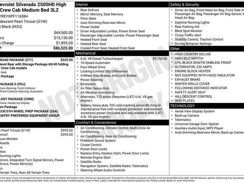 Used 2023 Chevrolet Silverado 2500 High Country w/ Z71 Off-Road Package AWD/4WD image 30