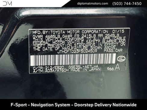 Used 2015 Lexus IS 250 AWD w/ F-Sport Package image 53