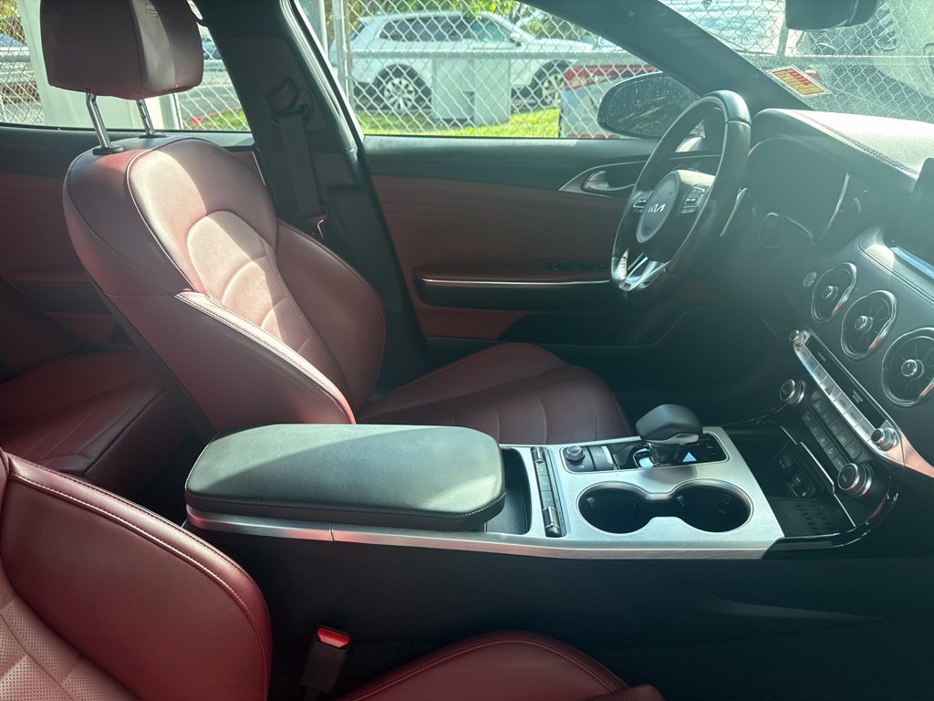 Certified 2023 Kia Stinger GT2 w/ Red Interior Color Package RWD image 6