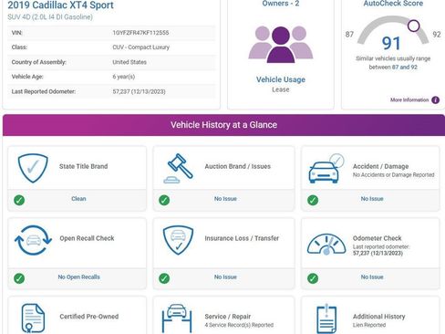 Used 2019 Cadillac XT4 Sport image 8