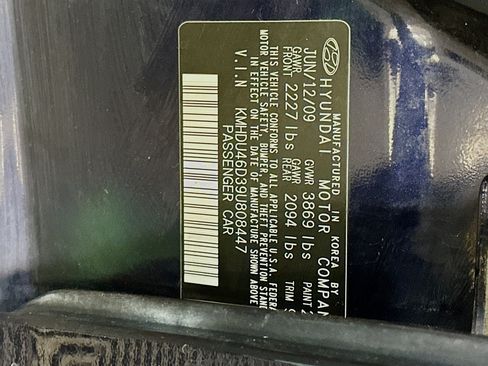 Used 2009 Hyundai Elantra GLS w/ Popular Equipment Pkg 2 FWD image 12