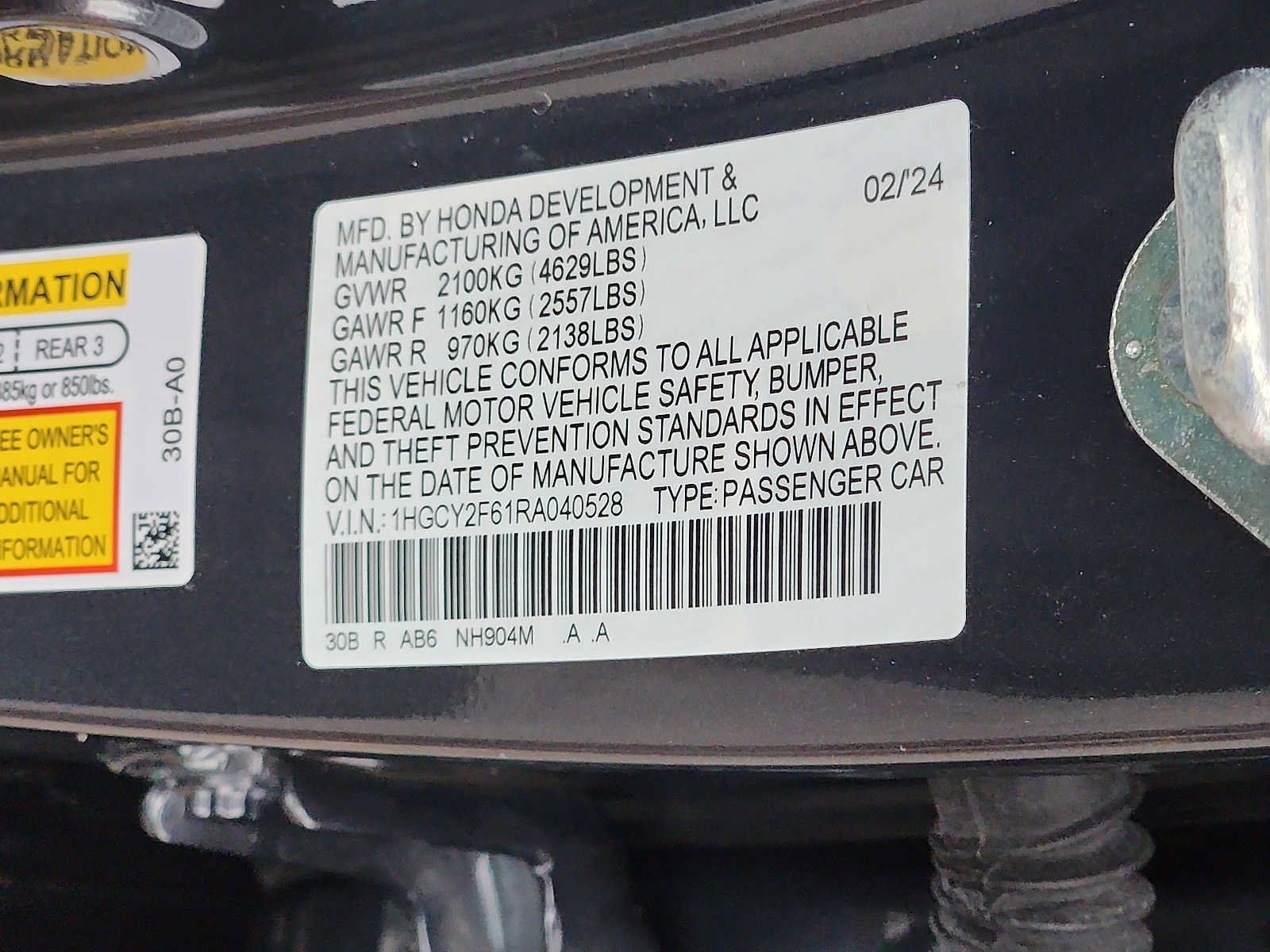 Used 2024 Honda Accord EX-L image 27