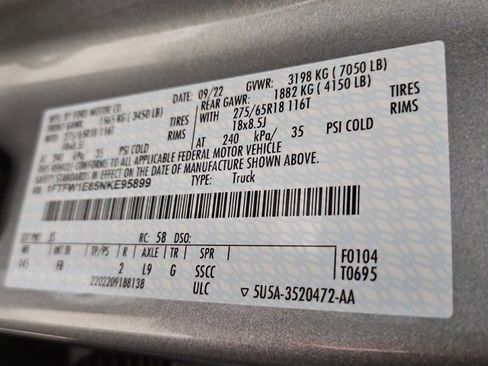 Used 2022 Ford F150 XLT w/ Equipment Group 302A High image 33