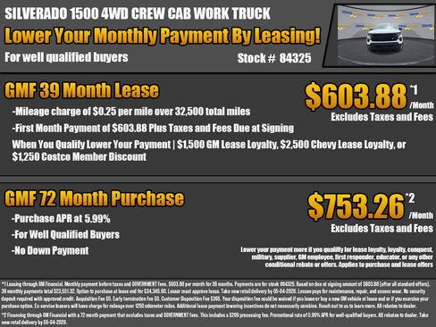 New 2026 Chevrolet Silverado 1500 W/T AWD/4WD image 2