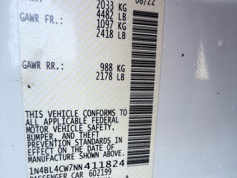 Used 2022 Nissan Altima 2.5 SR image 19