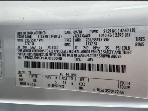 Used 2018 Ford Escape SEL image 43