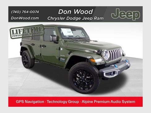 New 2024 Jeep Wrangler Unlimited Sahara w/ Technology Group AWD/4WD image 1