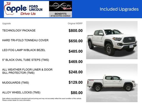 Used 2021 Toyota Tacoma TRD Off-Road w/ Technology Package AWD/4WD image 4