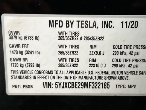 Used 2021 Tesla Model X Long Range image 36