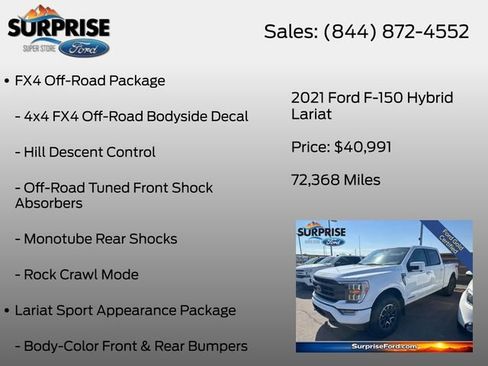 Used 2021 Ford F150 Lariat AWD/4WD image 13