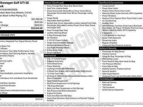 Used 2017 Volkswagen GTI SE image 10