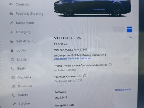 Used 2023 Tesla Model X AWD/4WD image 2