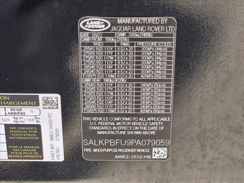 Used 2023 Land Rover Range Rover Long Wheelbase SE AWD/4WD image 22