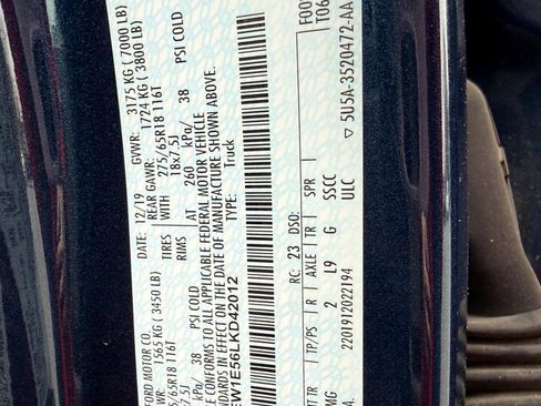 Used 2020 Ford F150 XLT w/ Equipment Group 302A Luxury image 55