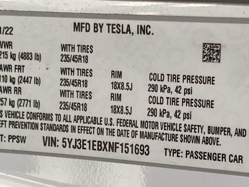 Used 2022 Tesla Model 3 Long Range image 30