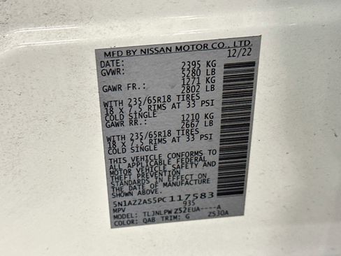Used 2023 Nissan Murano S AWD/4WD image 12